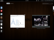 Gnome Arch linux + faenza icons + archey